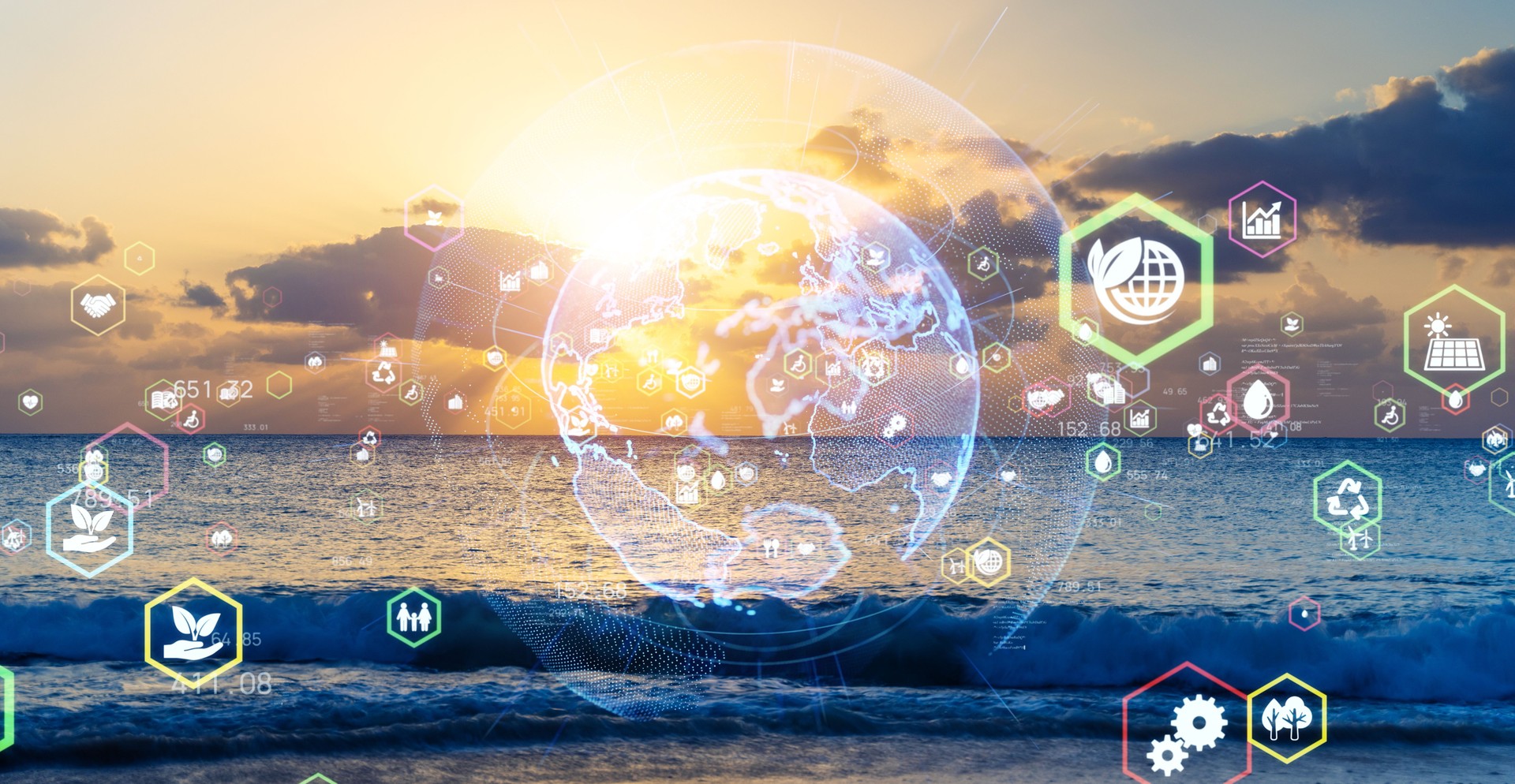 Environmental technology concept. Sustainable development goals. SDGs.